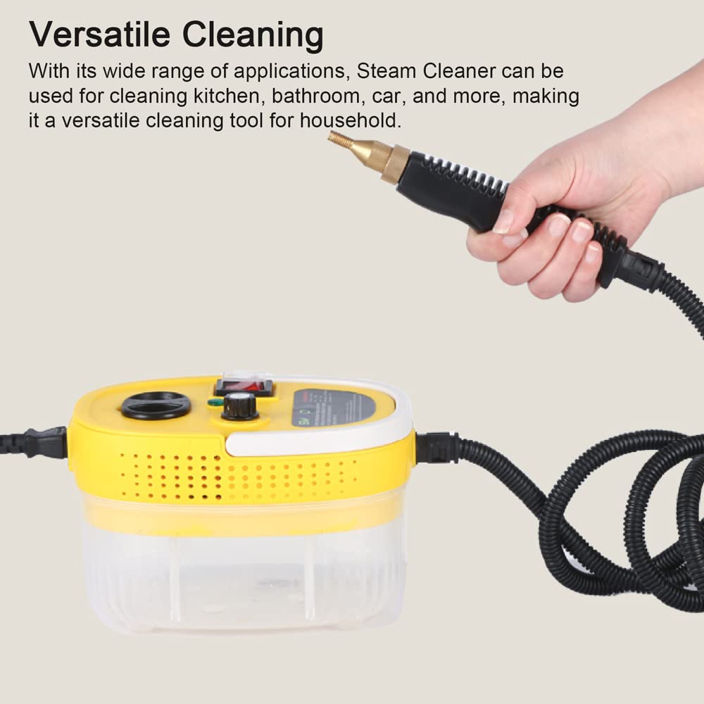 ポータブル 高温ドライスチーム Amazon | HEIYE ポータブルスチーム洗浄機、2500Wスチーム